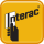 Infographic depicting payment type for: Interac