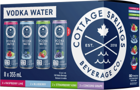 Cottage Springs Vodka Water Mixed Pack
