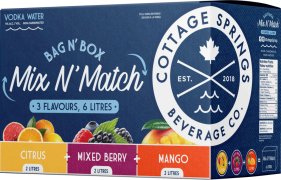 Cottage Springs Mix N Match Vodka Water
