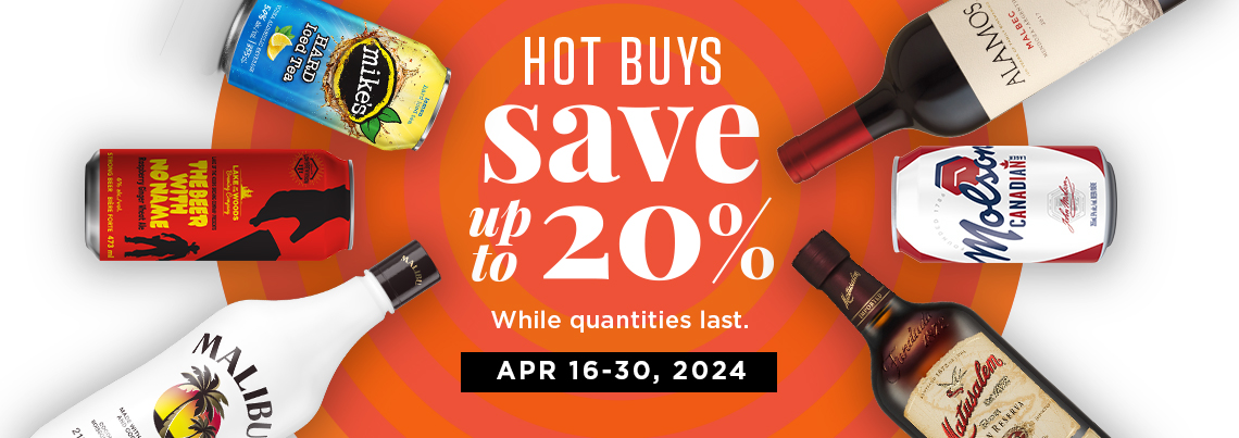 Hot Buys - Save up to 20% on select products from April 16-30, 2024