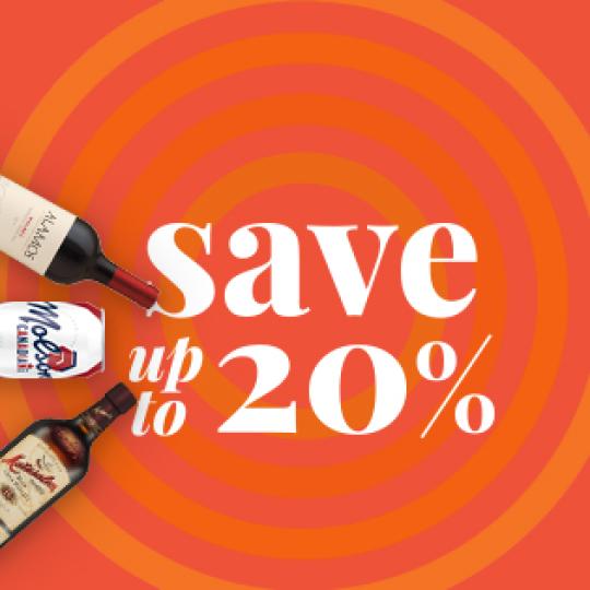 Hot Buys - Save up to 20% on select Liquor Mart products from April 16-30, 2024