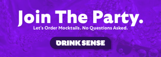 Join the Party. Let's Order Mocktails. No Questions Asked. DrinkSense