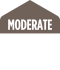 Infographic depicting tasting profile: Moderate