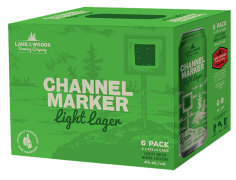 Lake Of The Wood Brewing Channel Marker Light Lager