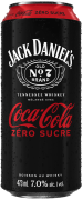 Jack Daniels & Coca Cola Zero Sugar